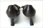 DONNA PIU Escarpins cuir Marron Foncé T 36 TBE