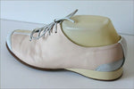 LA TETE DANS LES ETOILE Derby à Lacets Tout Cuir Pastel T 37.5 TBE