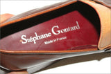 STEPHANE GONTARD Mocassins Cuir Bicolore Doublés Cuir T 39.5 TBE