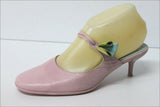 BOCAGE Mules Cuir Rose Pale Doublées Cuir T 37 TBE