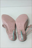 BOCAGE Mules Cuir Rose Pale Doublées Cuir T 37 TBE
