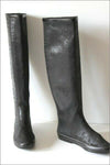 LONDON ACCENT  Bottes de Pluie Toile  Imprimée Reptile  T 38 TBE