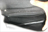 XAVIER DANAUD Sac  Pochette Cuir Noir Doublé Cuir Bandoulière fine TBE