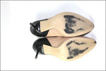 ERAM Escarpins Cuir Beige rosé et Noir Talons Fins T 38 TTBE