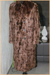 VINTAGE Manteau Fourrure Marron T 38 TBE