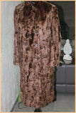 VINTAGE Manteau Fourrure Marron T 38 TBE