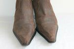 Mi Bottes Pointues Cuir Marron Style Santiags T 39 BE