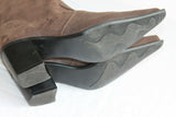 Mi Bottes Pointues Cuir Marron Style Santiags T 39 BE