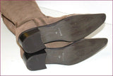 CHEDIVE Mi Bottes Pointues Daim Marron T 39 TBE