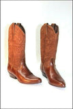SANCHO Bottes Santiags en Cuir et Nubuk Marron T 37 TBE