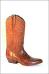 SANCHO Bottes Santiags en Cuir et Nubuk Marron T 37 TBE