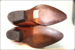 SANCHO Bottes Santiags en Cuir et Nubuk Marron T 37 TBE