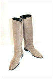 LAURENT MERCADAL Bottes  Daim  Souple Gris Taupe T39  TBE