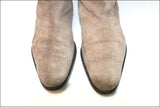 LAURENT MERCADAL Bottes  Daim  Souple Gris Taupe T39  TBE