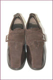 SCHOLL Derby Gelactiv Daim et Cuir Marron Foncé T 37