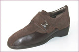 SCHOLL Derby Gelactiv Daim et Cuir Marron Foncé T 37
