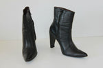 Bottines Boots DEMIREL Leather Noir Hauts Talons T 6 US / T 37.5 FR BE