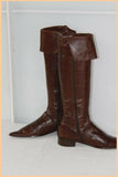 Bottes Genoux Pointues MYMA Tout Cuir Marron  T 36 BE