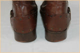 Bottes Genoux Pointues MYMA Tout Cuir Marron  T 36 BE