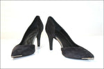 IKKS Escarpins Pointus Daim Noir T 38 TTBE