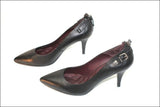 IKKS Escarpins Pointus Cuir Lisse Noir T 40 TTBE