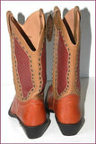 AGABE Santiags Western Boots Tout Cuir T 37 ETAT NEUF