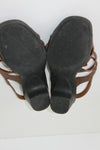 Sandales MARIFANI Cuir Marron foncé T 38 TBE