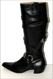 CHARLES JOURDAN Bottes Pointues Tout Cuir Modèle CLOVIS T 8 B / 38.5