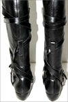 CHARLES JOURDAN Bottes Pointues Tout Cuir Modèle CLOVIS T 8 B / 38.5