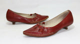PIKOLINOS Escarpins Cuir Rouge T 37 TBE