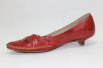 PIKOLINOS Escarpins Cuir Rouge T 37 TBE