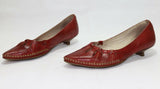 PIKOLINOS Escarpins Cuir Rouge T 37 TBE