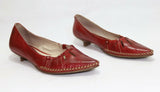 PIKOLINOS Escarpins Cuir Rouge T 37 TBE