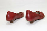 PIKOLINOS Escarpins Cuir Rouge T 37 TBE