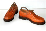 BOWEN Derby à Lacets Cuir Caramel Cousu Norvégien T 7 / 40.5 TTBE