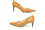 ROSA LIPTY Escarpins Pointus Cuir Marron Caramel T 40 ( Italy)
