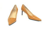 ROSA LIPTY Escarpins Pointus Cuir Marron Caramel T 40 ( Italy)