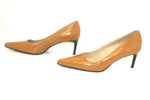 ROSA LIPTY Escarpins Pointus Cuir Marron Caramel T 40 ( Italy)