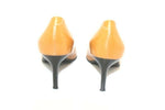 ROSA LIPTY Escarpins Pointus Cuir Marron Caramel T 40 ( Italy)