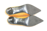 ROSA LIPTY Escarpins Pointus Cuir Marron Caramel T 40 ( Italy)