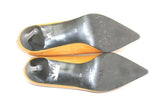 ROSA LIPTY Escarpins Pointus Cuir Marron Caramel T 40 ( Italy)