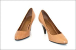 Escarpins MINELLI Cuir Marron Noisette T37 TBE