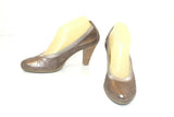 HISPANITAS Escarpins Cuir Souple Ajouré Bronze T 39 TBE