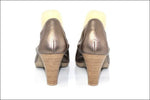 HISPANITAS Escarpins Cuir Souple Ajouré Bronze T 39 TBE