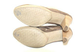HISPANITAS Escarpins Cuir Souple Ajouré Bronze T 39 TBE