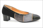 GIOIELLO Escarpins Daim Gris et Noir T38.5 TBE