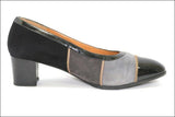 GIOIELLO Escarpins Daim Gris et Noir T38.5 TBE