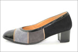 GIOIELLO Escarpins Daim Gris et Noir T38.5 TBE