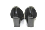 GIOIELLO Escarpins Daim Gris et Noir T38.5 TBE