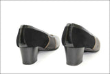 GIOIELLO Escarpins Daim Gris et Noir T38.5 TBE